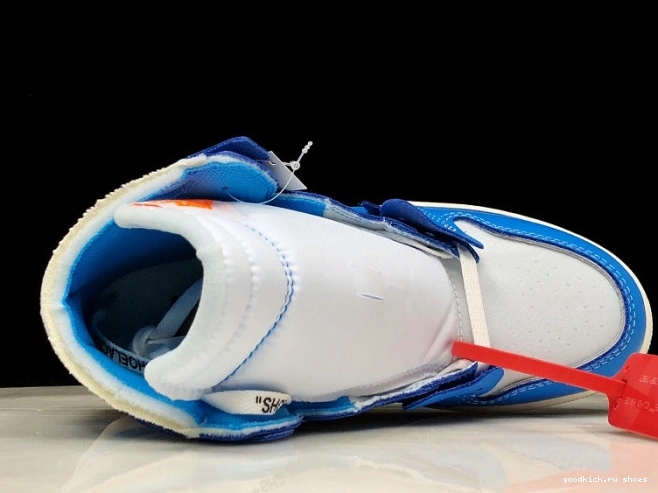 Cheap Off-White UNC Jordan 1 Powder Blue Air AQ0818-148 0706